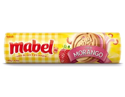 Biscoito Mabel Recheado Morango