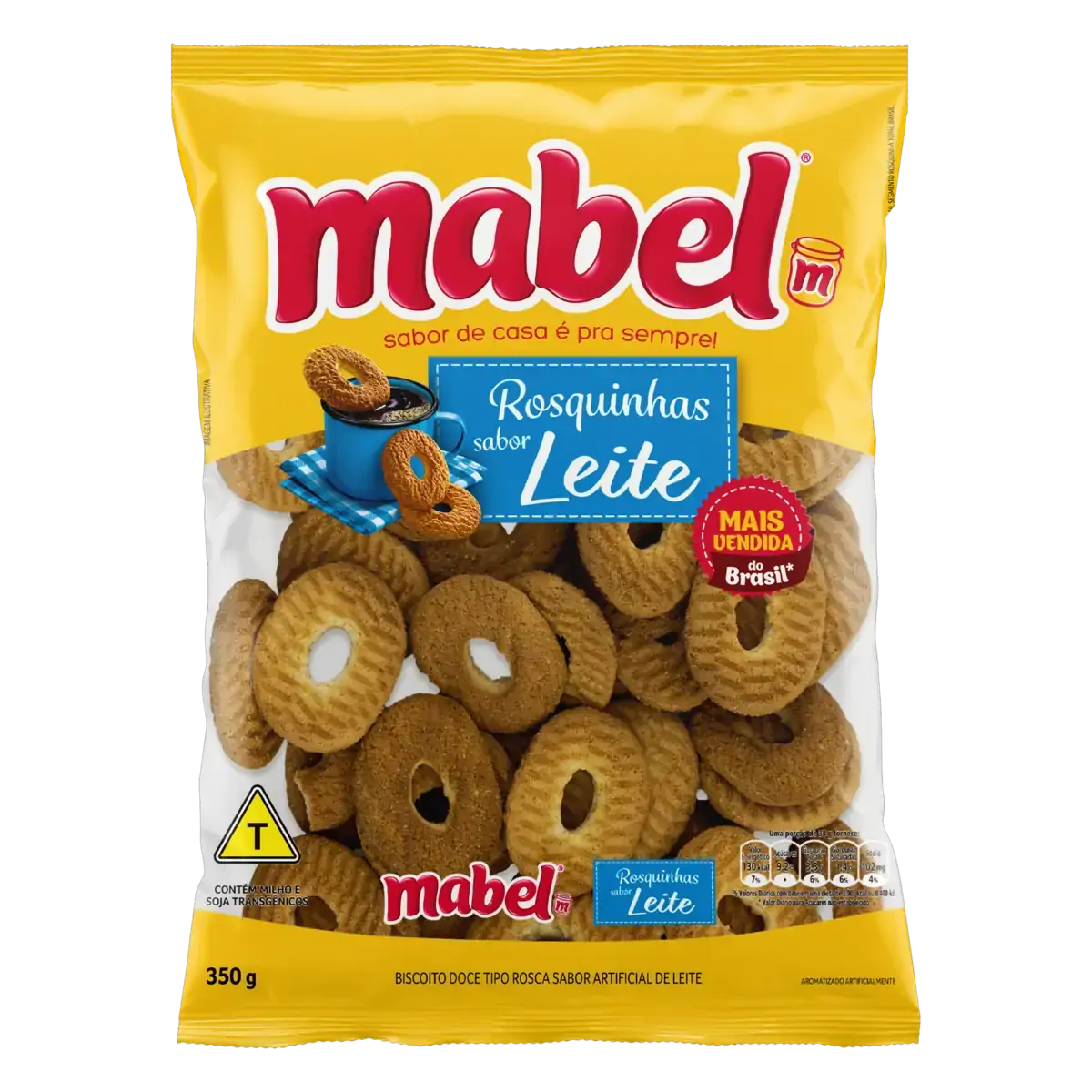 Bisc.rosquinha Mabel 300g Leite