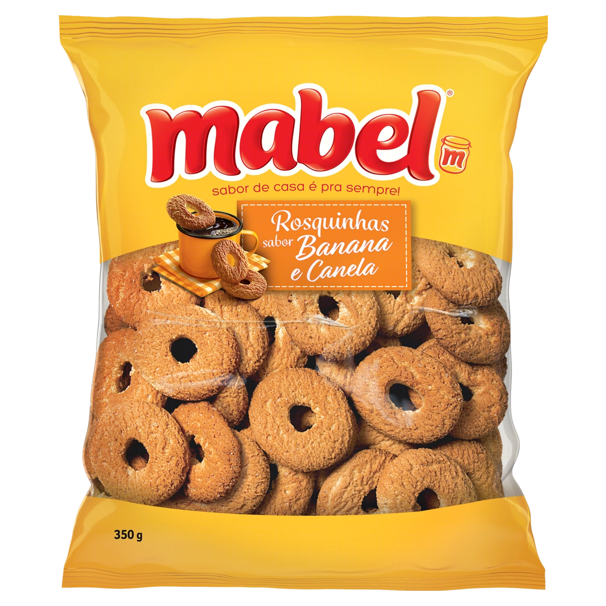 Bisc.rosquinha Mabel 300g Banana/canela