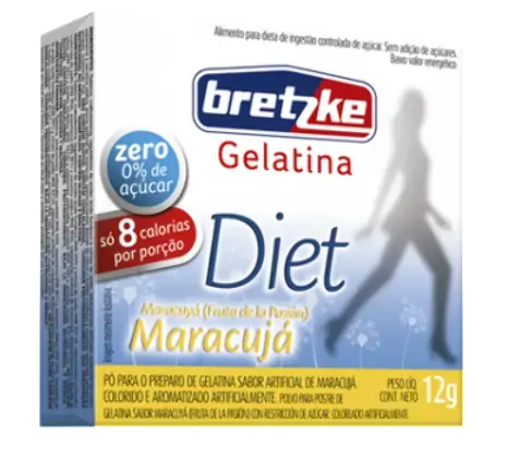 Gelatina Bretzke 12g Diet Maracuja