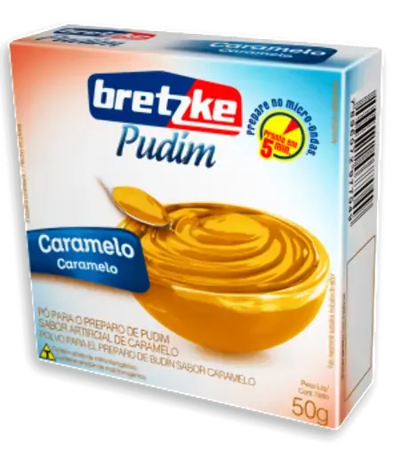 Pó Para Pudim Caramelo Bretzke Caixa 50g