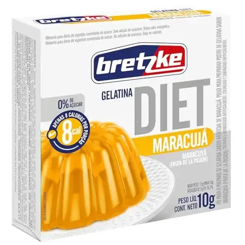 Gelatina Bretzke 10g Diet Maracuja