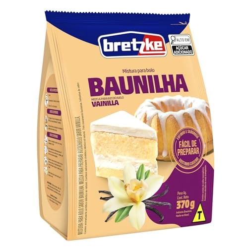 Mistura Bolo Bretzke 370g Baunilha