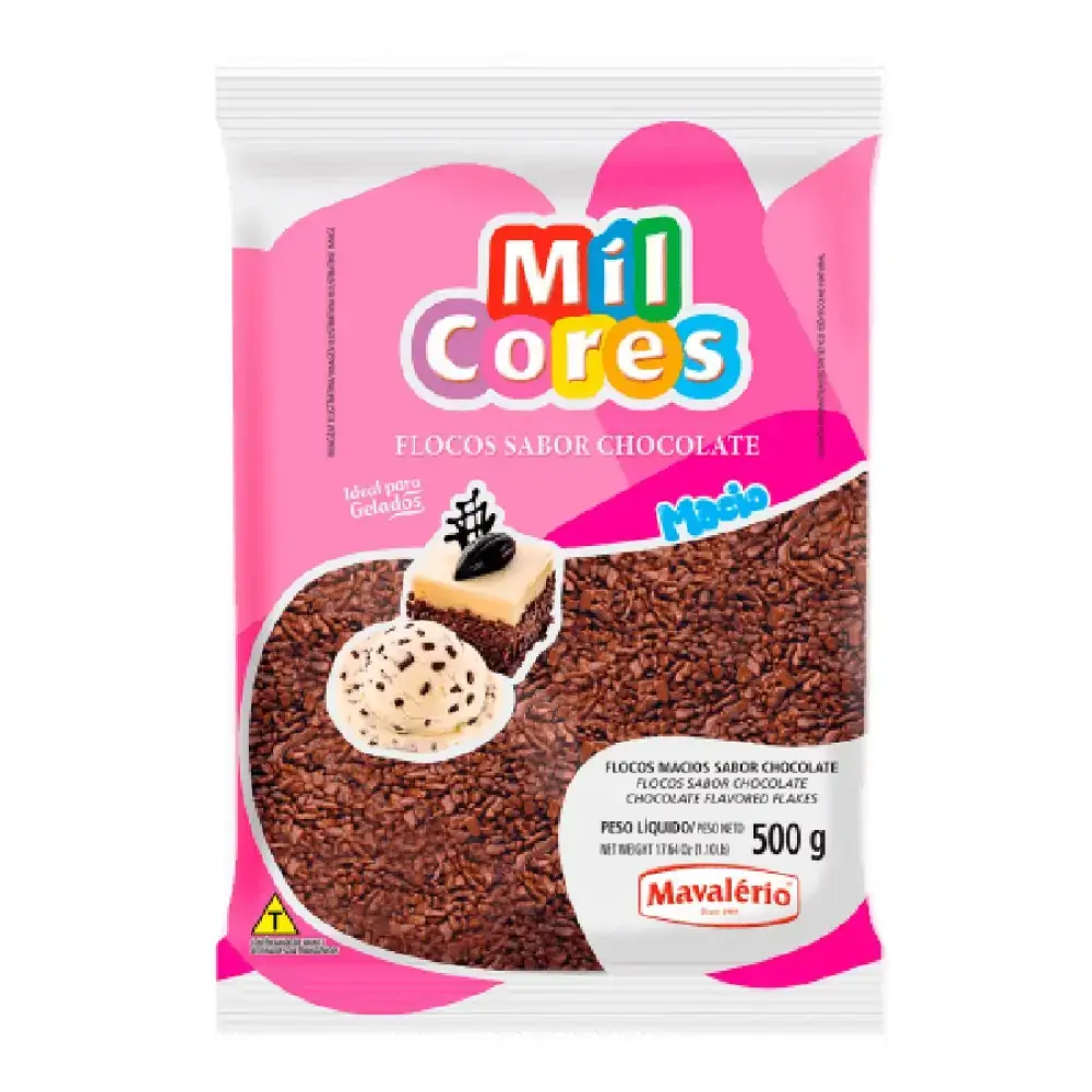 Flocos Granulado Mavalerio Mil Cores Macio