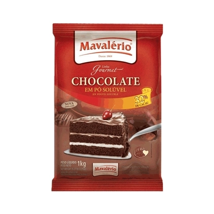 Chocolate Em Pó 32 Cacau Mavalério 1kg