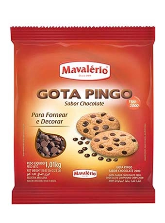Chocolate Gotas Mavalério Pacote 1,01kg