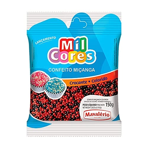 Micanga N0 Preta/verm 150g Mavalerio