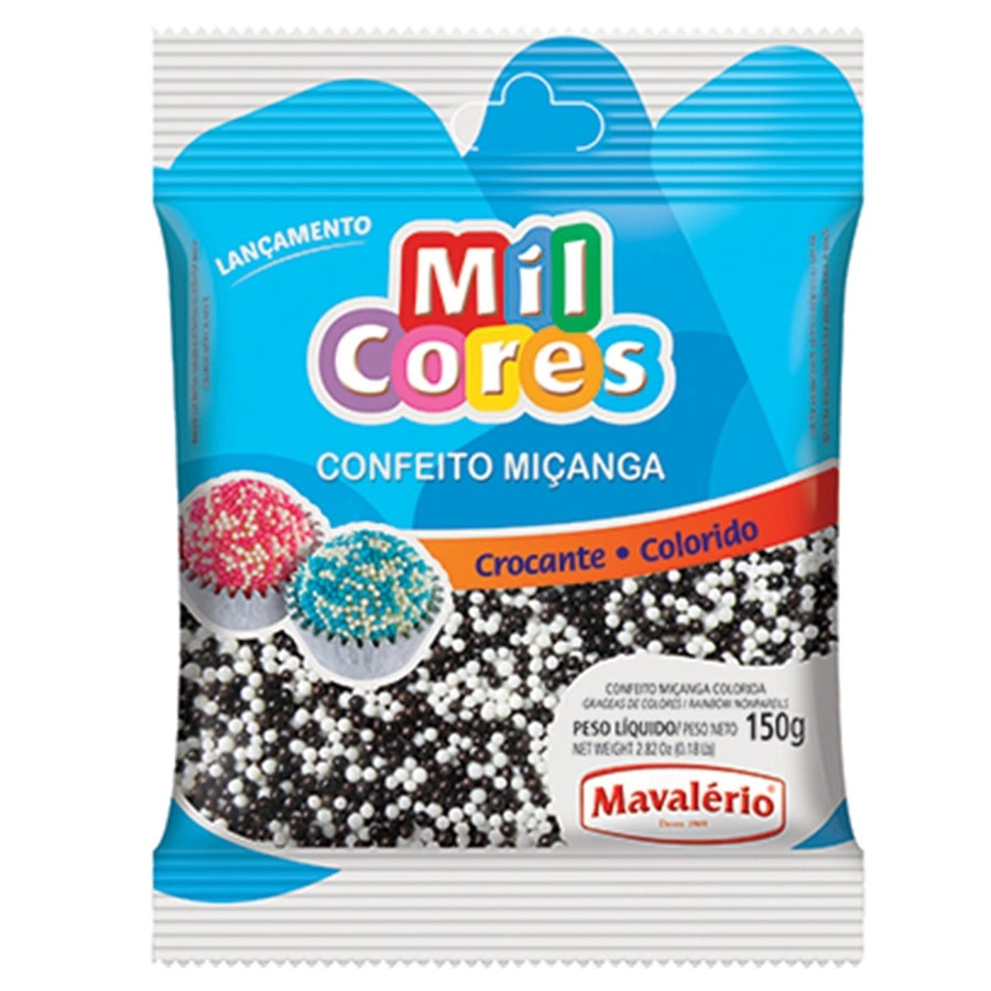 Micanga N0 Brc/preta 150g Mavalerio
