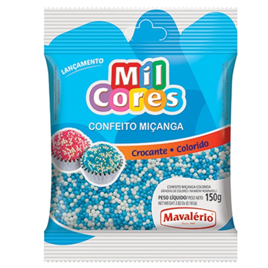 Micanga N0 Brc/azul 150g Mavalerio