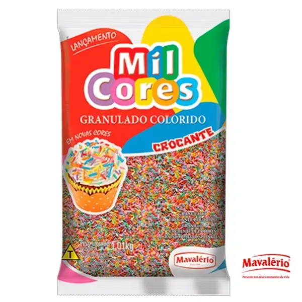 Granulado Mil Cores 1,010kg Colorido