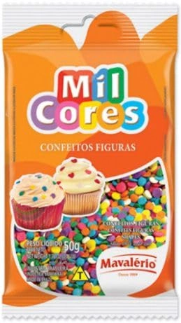 Confeito Figura Confete Com Mávalario