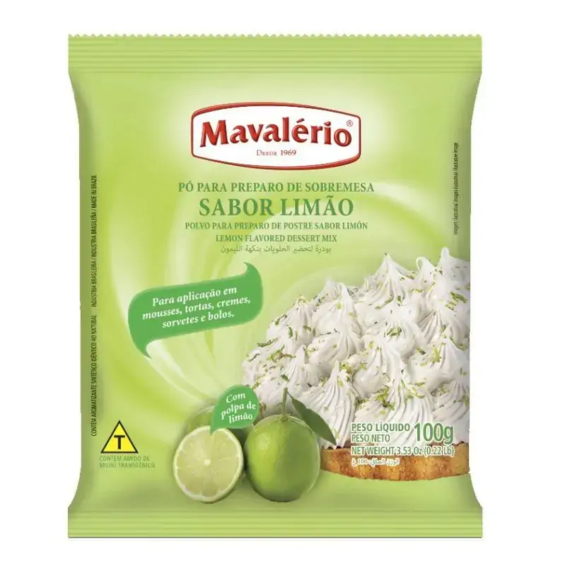 Po P/ Sobremesa Mavalerio 100g Limao