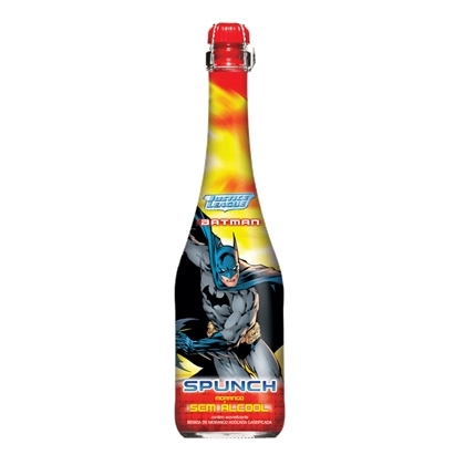 Bebida Gaseificada Sem álcool Spunch Morango Batman