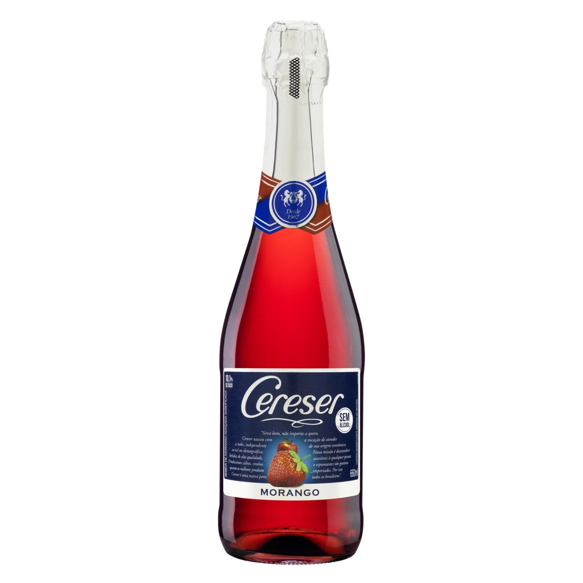 Bebida Zero álcool Morango Cereser Garrafa 660ml
