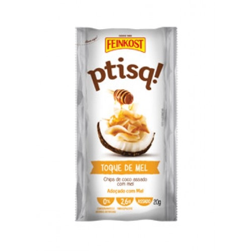 Chips De Coco Toque De Mel Feinkost Ptisq Pacote 20g
