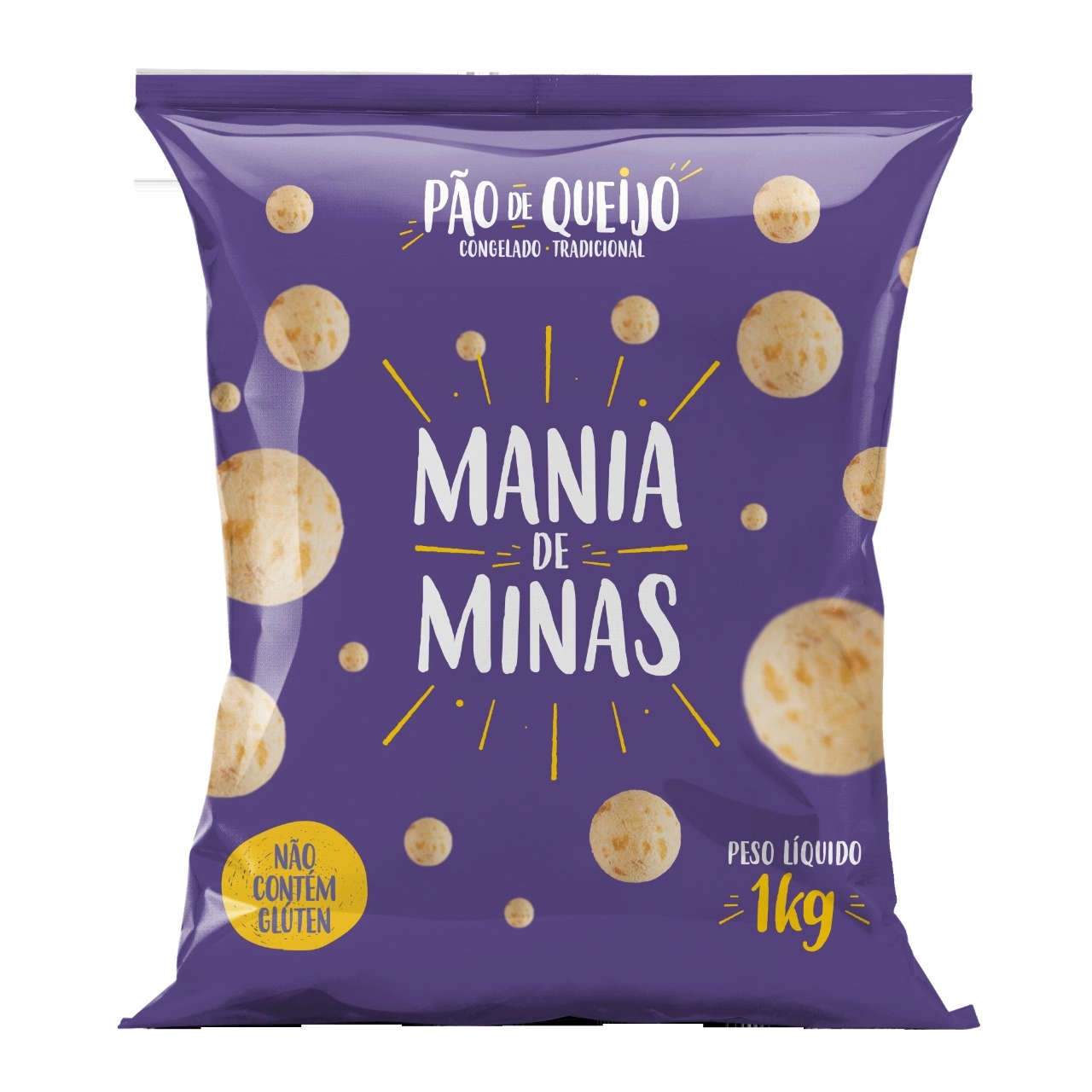 Pao De Queijo Mania De Minas 1kg Tradicional