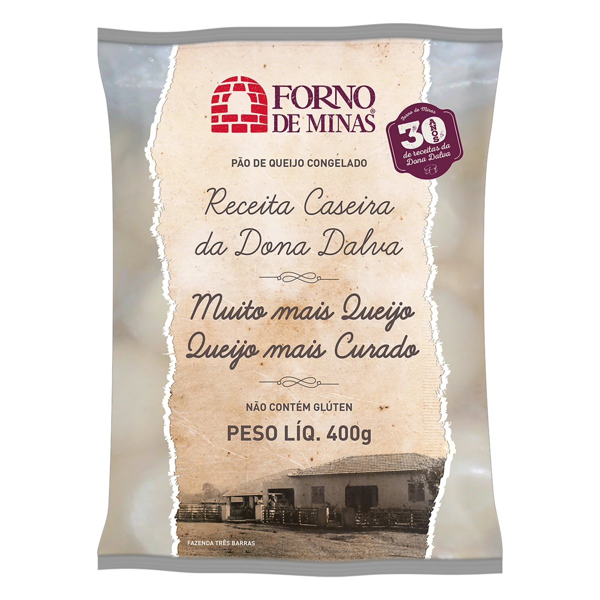 Pão De Queijo Congelado Forno De Minas Pacote 400g