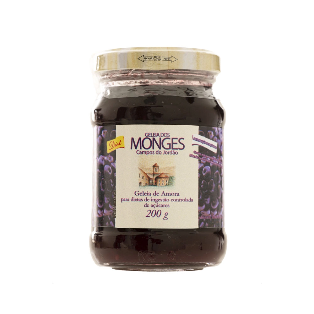 Geleia Dos Monges Diet Amora