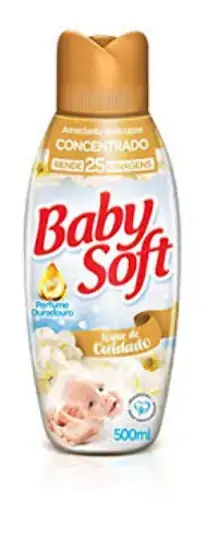 Amac Roupa Conc Baby Soft Branco 500ml