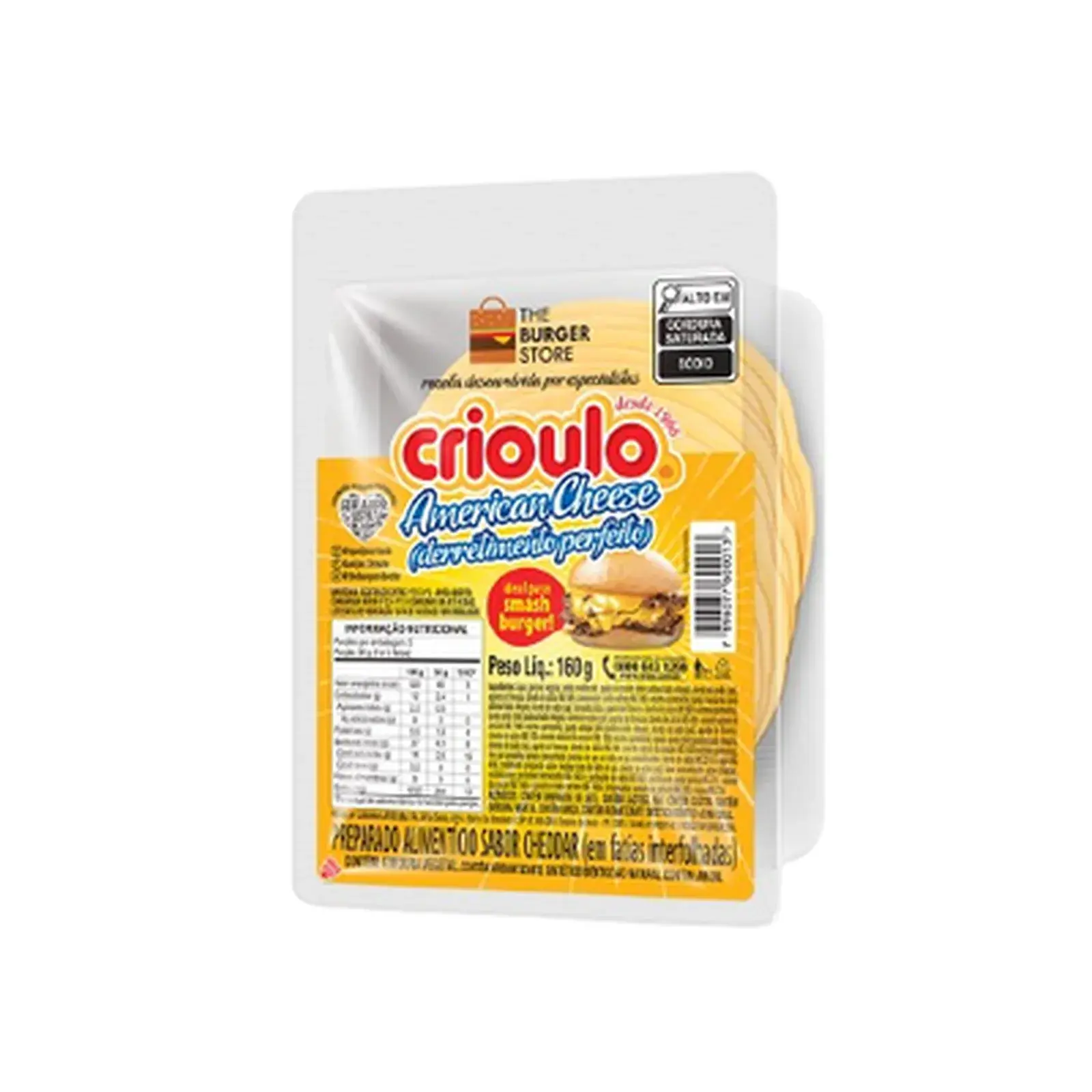 Preparado Alimentcio Sabor Cheddar Fatiado 160g