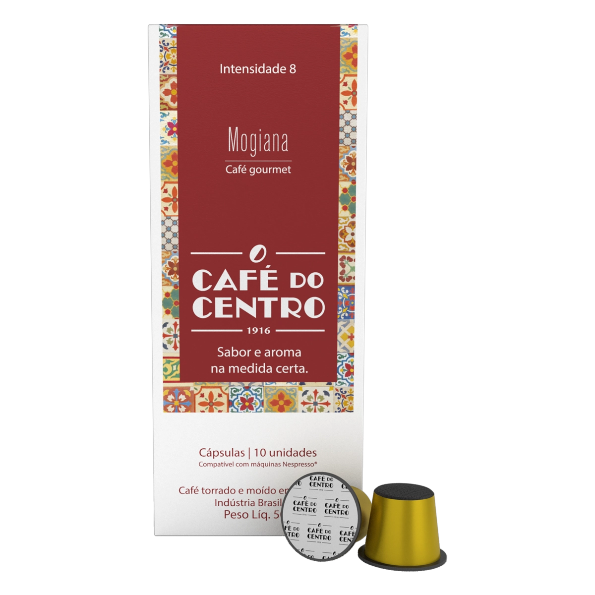 Café Em Cápsula Torrado E Moído Mogiana Café Do Centro Gourmet Caixa 50g 10 Unidades