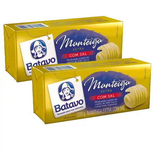 Manteiga Com Sal Batavo 200g