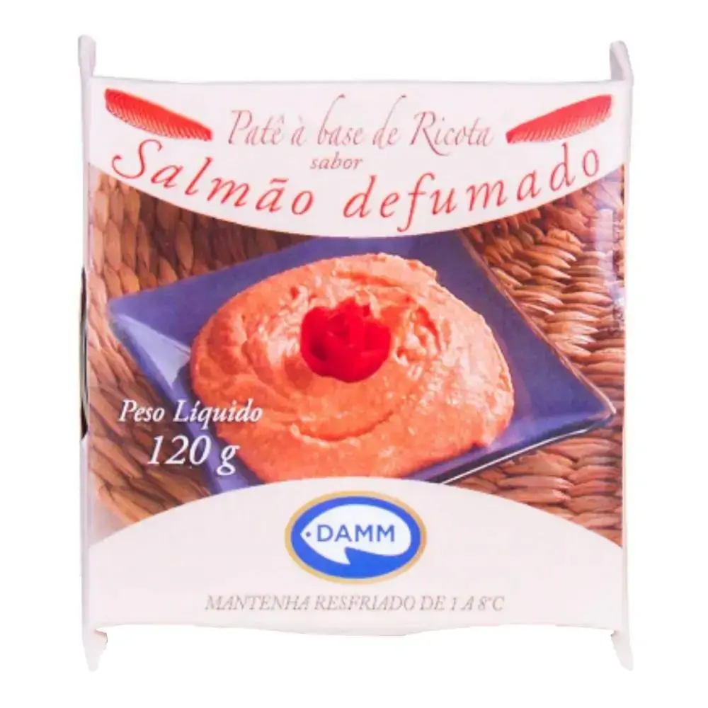 Creme De Ricota Com Salmao Pt/120g