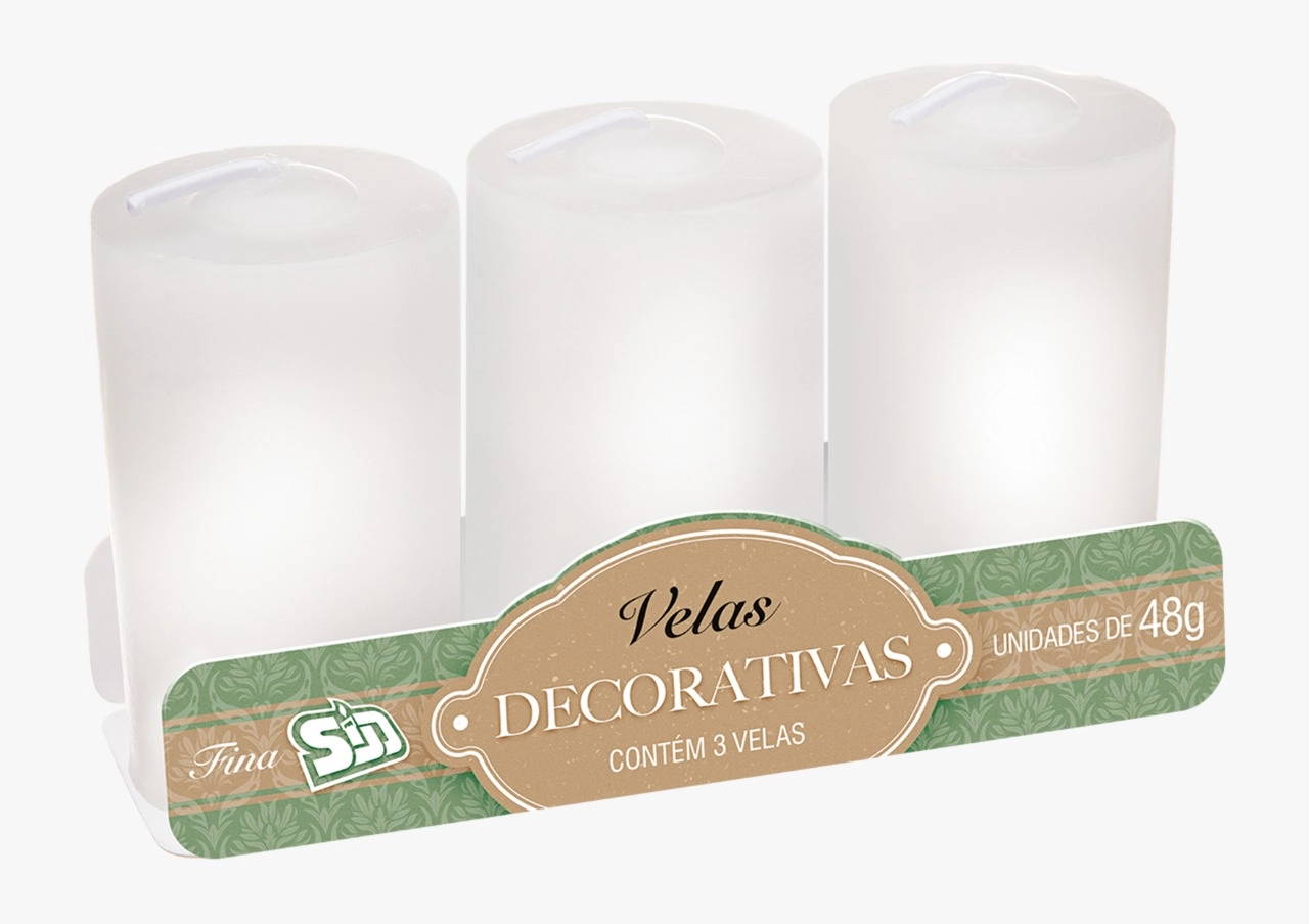 Velas Decorativa Fina 48g