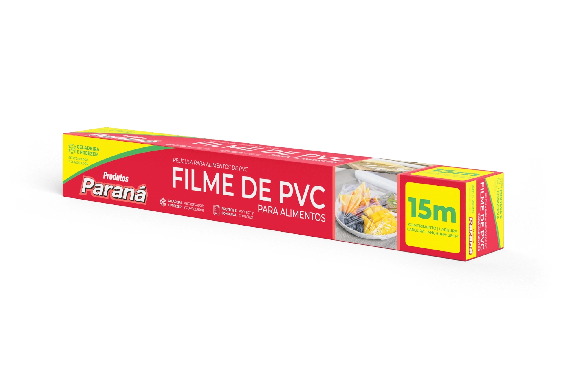 Rolo Filme Pvc Parana 15mx28cm