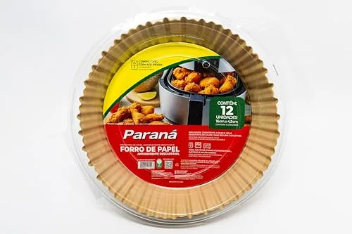 Forro De Papel Para Air Fryer Red 16cm Parana C/12
