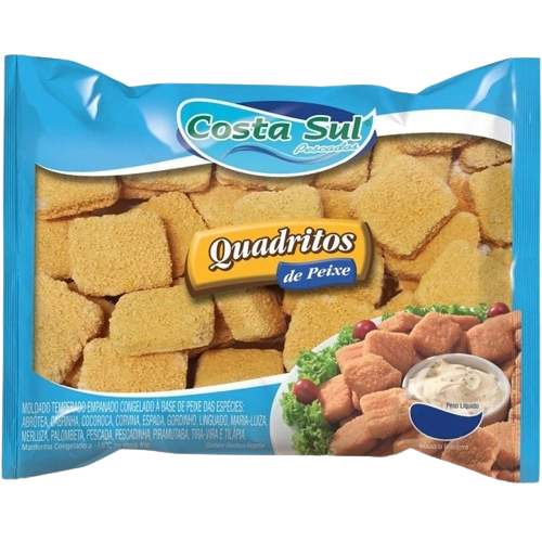 Quadritos De Peixe Costa Sul 400g Emp.cong.