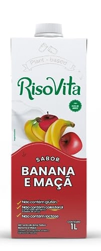Bebida à Base De Arroz Banana E Maçã Risovita Caixa 1l