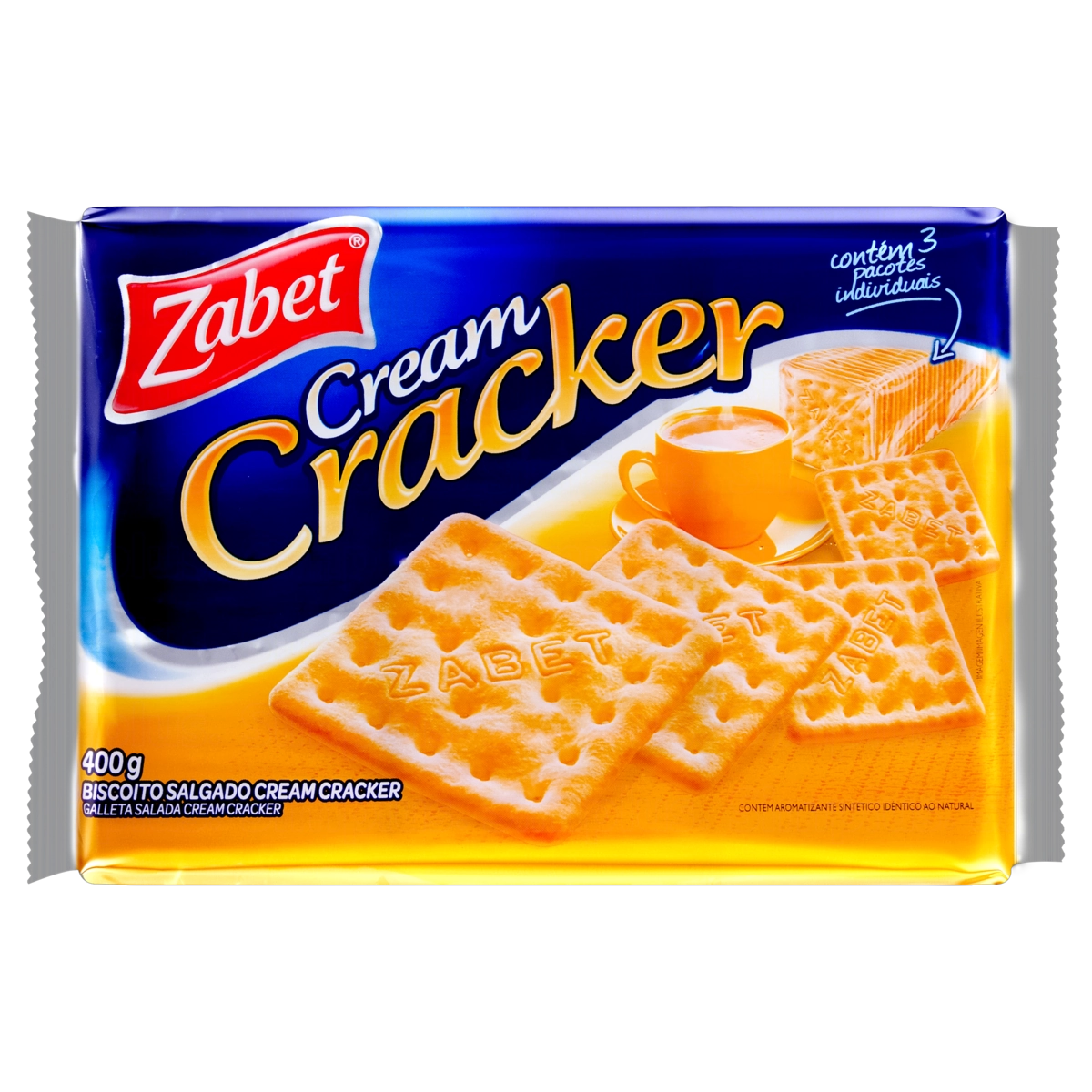 Biscoito.cream Crackers Zabet
