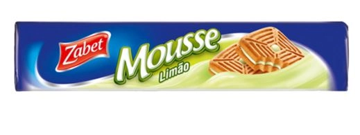 Biscoito Recheio Limão Zabet Mousse Pacote 145g