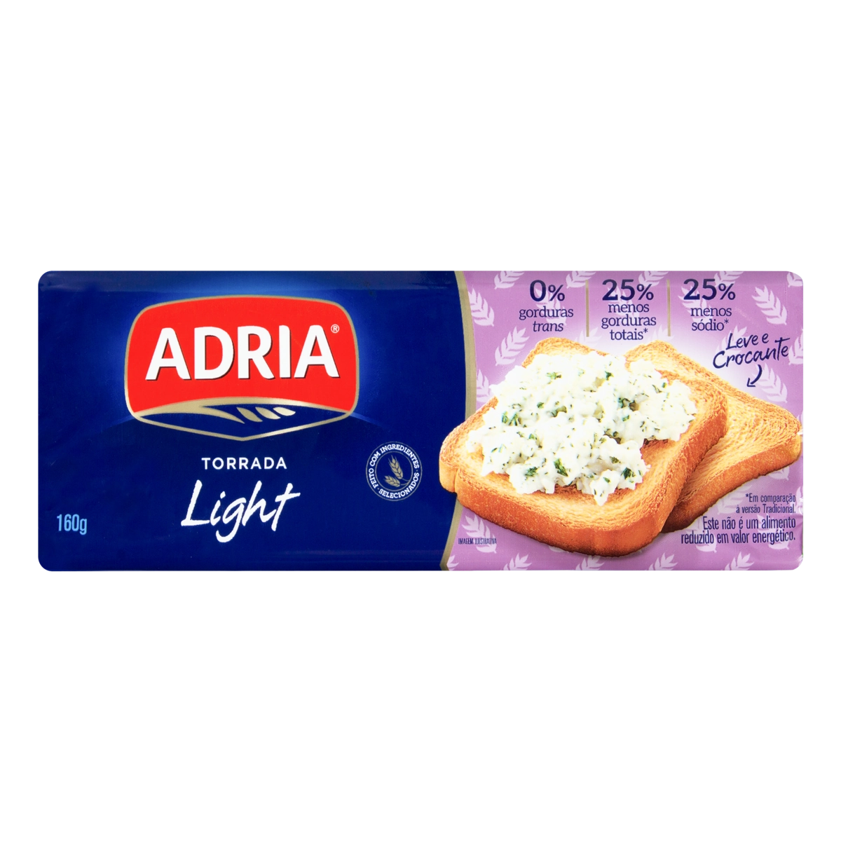 Torrada Light Adria Pacote 142g