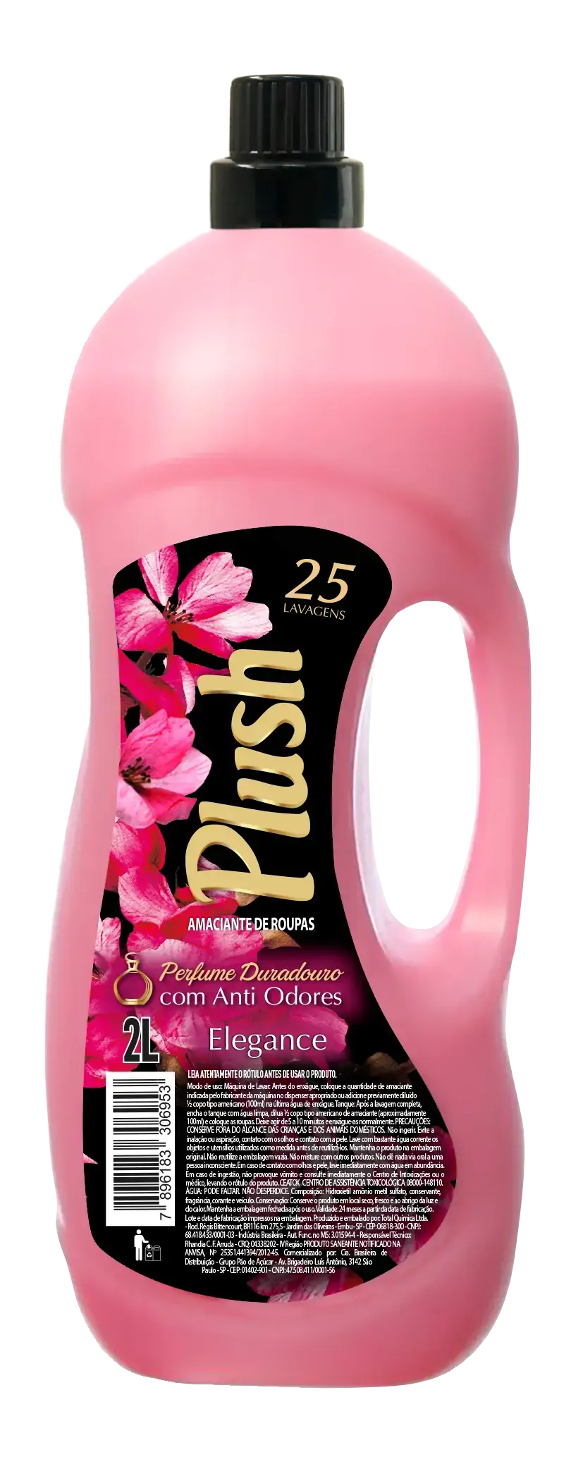 Amaciante De Roupa Elegance Plush Frasco 2l