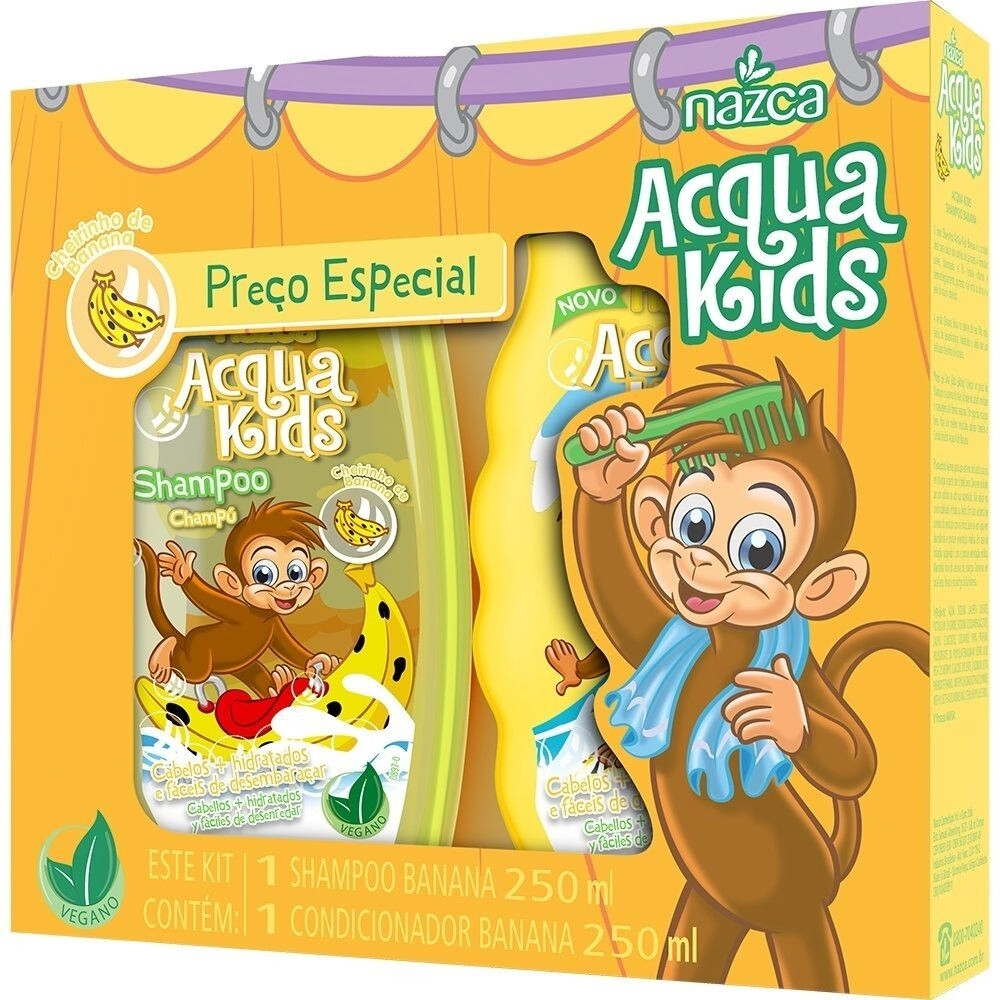 Acqua Kids Kit Sh Cond Banana 250ml