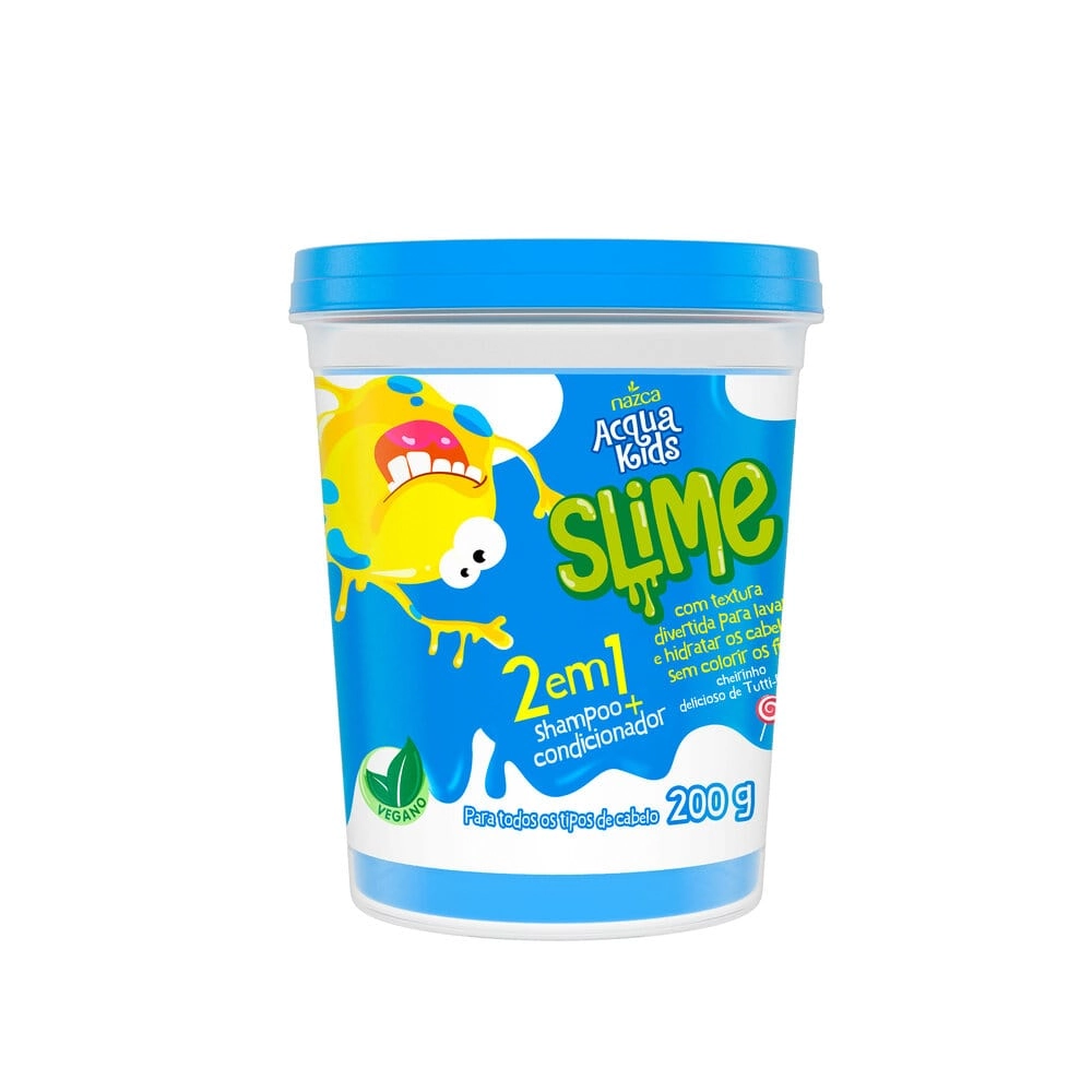 Sh Acqua Kids Nazca 2x1 200g Slime Azul