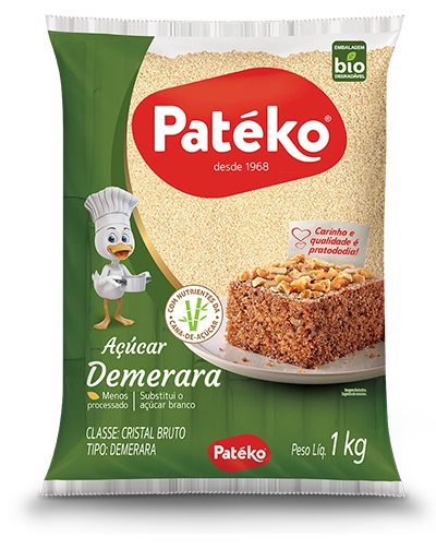 Acucar Demerara Pateko 1kg