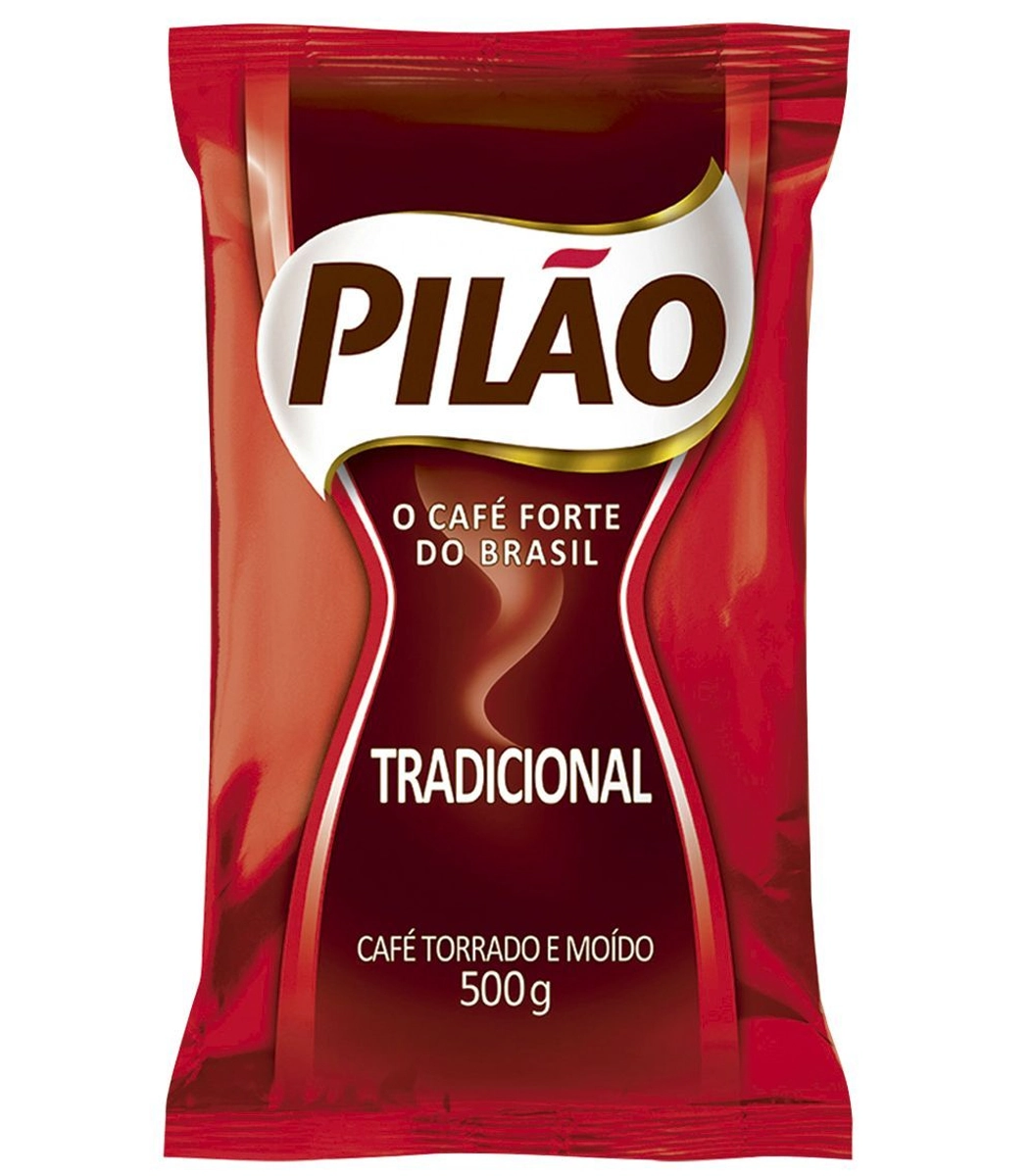 Café Torrado E Moído Tradicional Pilão Pacote 500g