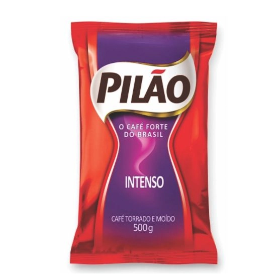 Café Torrado E Moído Intenso Pilão Pacote 500g