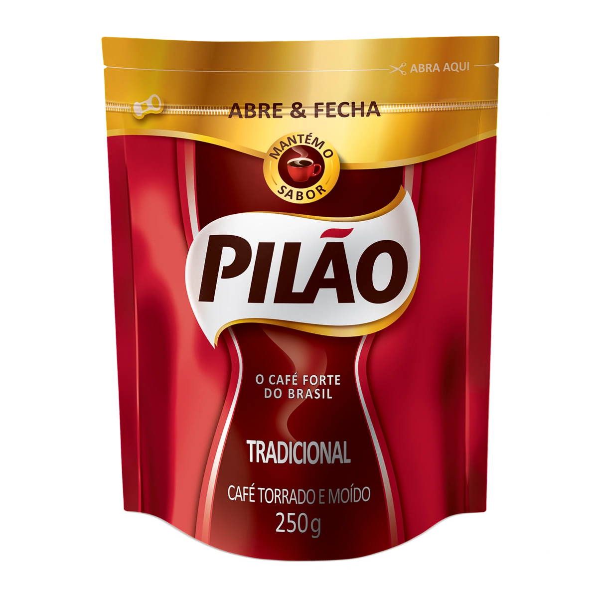 Café Torrado E Moído Tradicional Pilão Sachê 250g