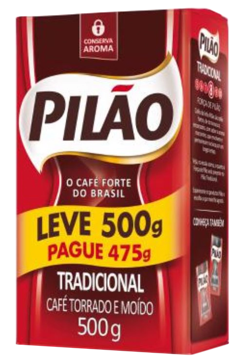 Cafe Pilao Lv500g Pg475g Tradicional Vacuo