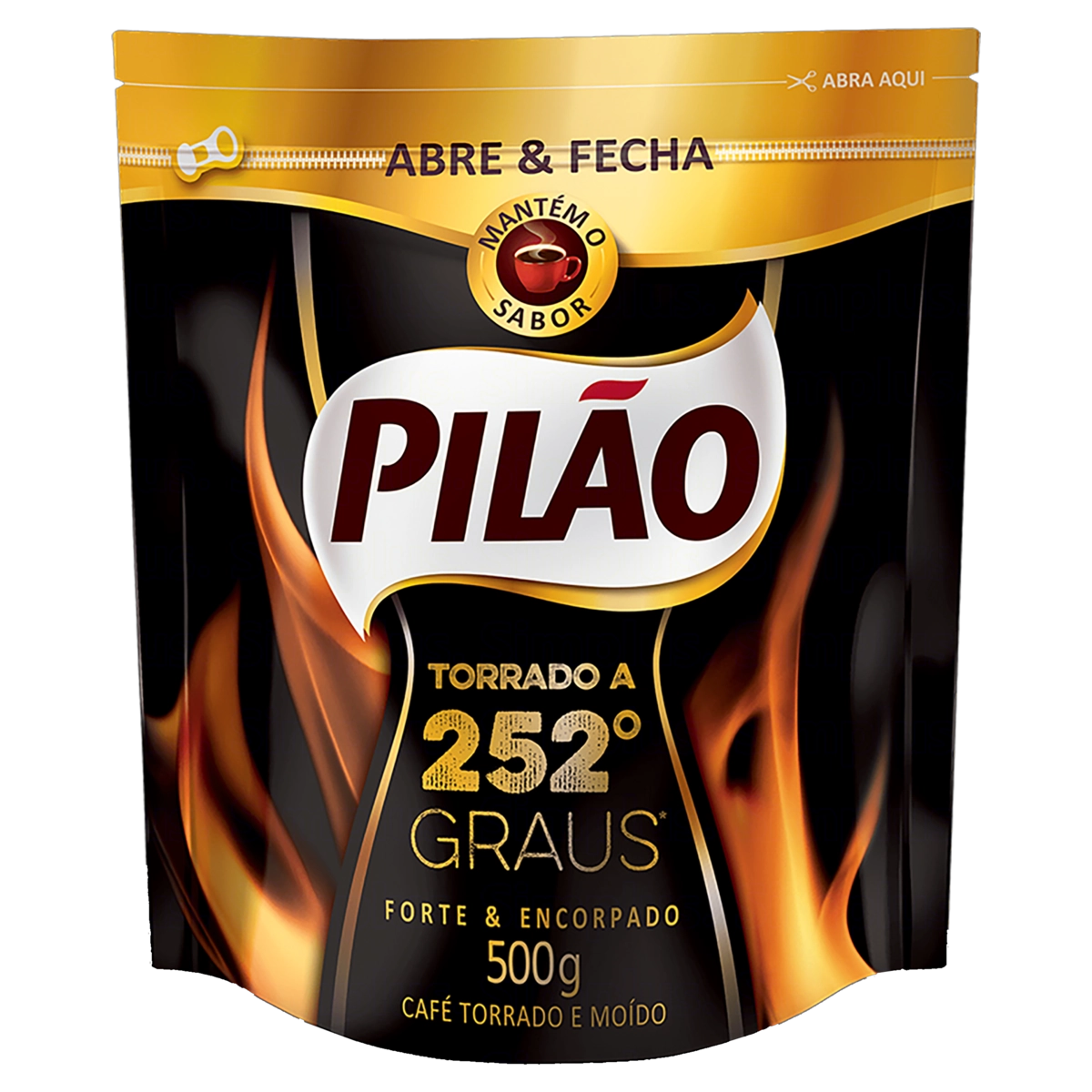 Café Torrado E Moído Pilão 252 Graus Pouch 500g