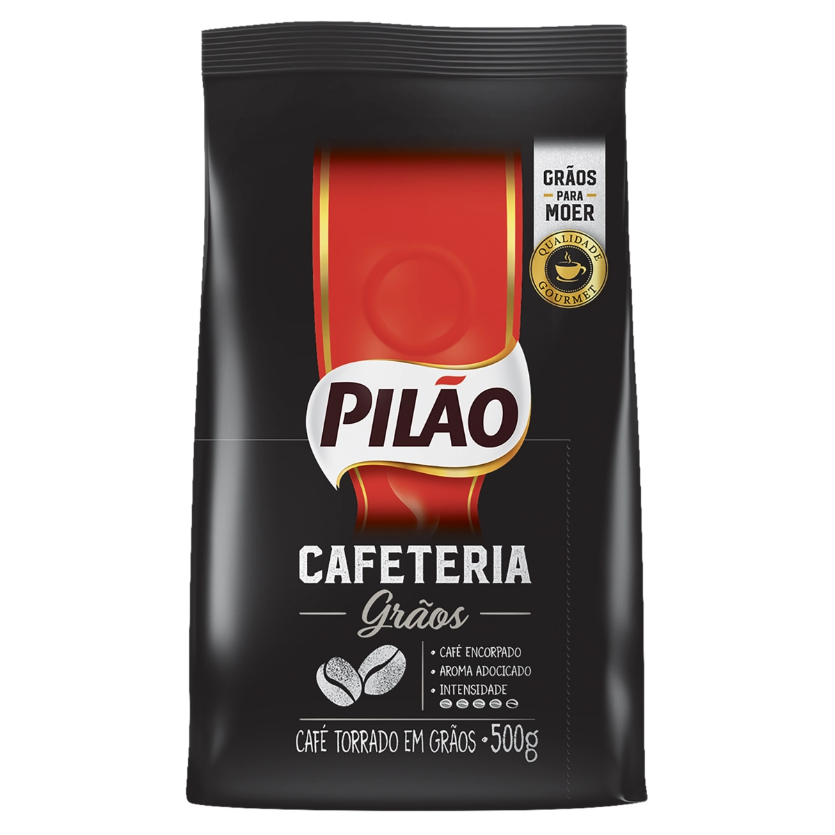 Café Torrado Em Grãos Pilão Cafeteria Pacote 500g