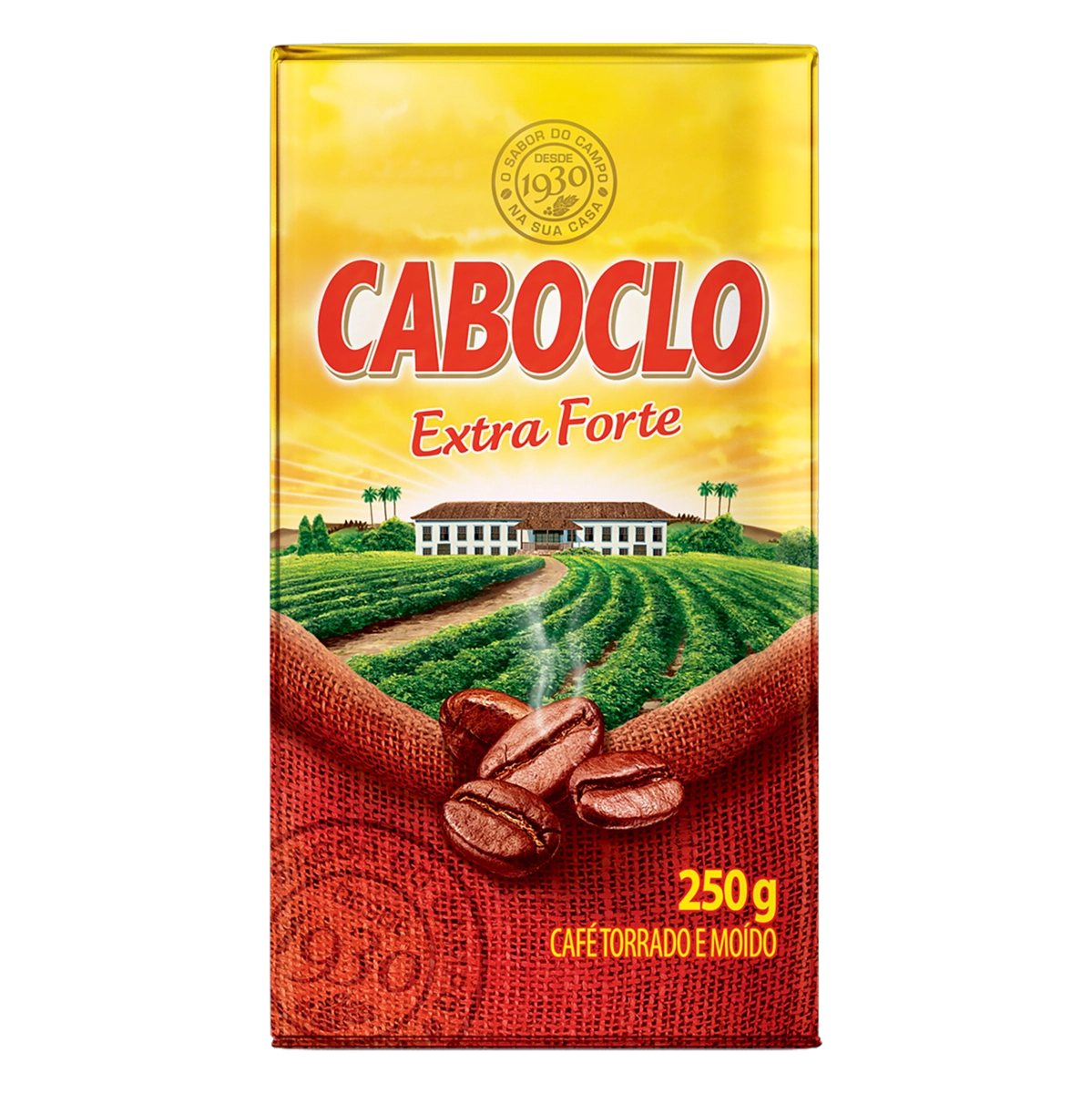 Café Torrado E Moído A Vácuo Extraforte Caboclo Pacote 250g
