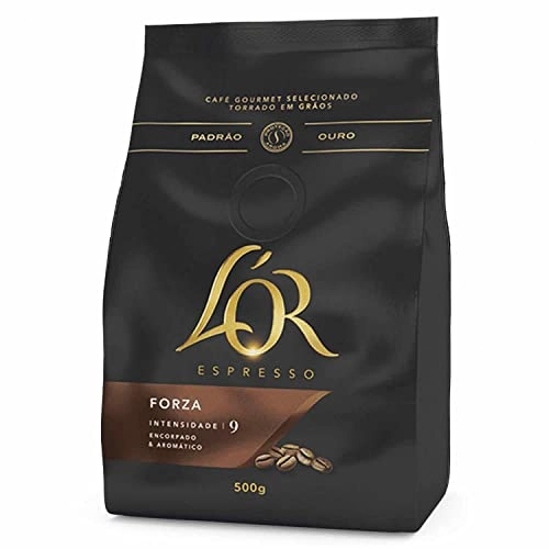 Café Torrado Em Grãos Espresso Forza Lor Gourmet Pacote 500g