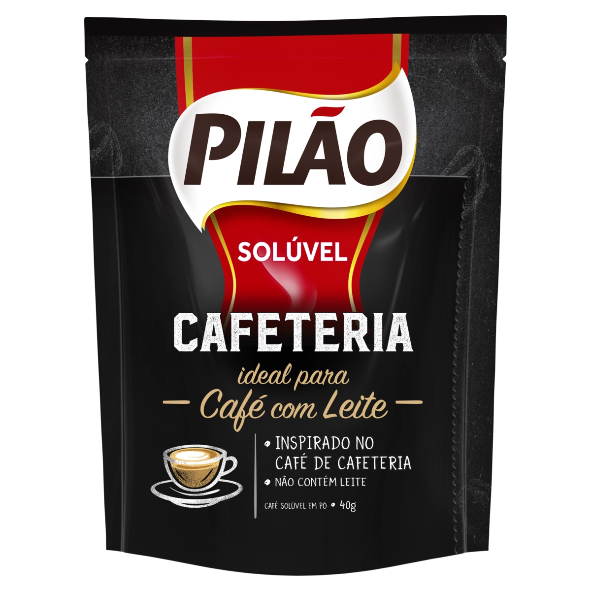 Café Solúvel Em Pó Pilão Cafeteria Sachê 40g