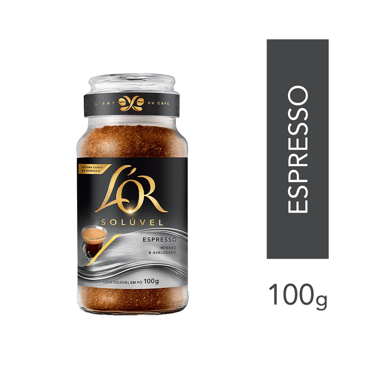 Café Solúvel Em Pó Espresso Lor Vidro 100g