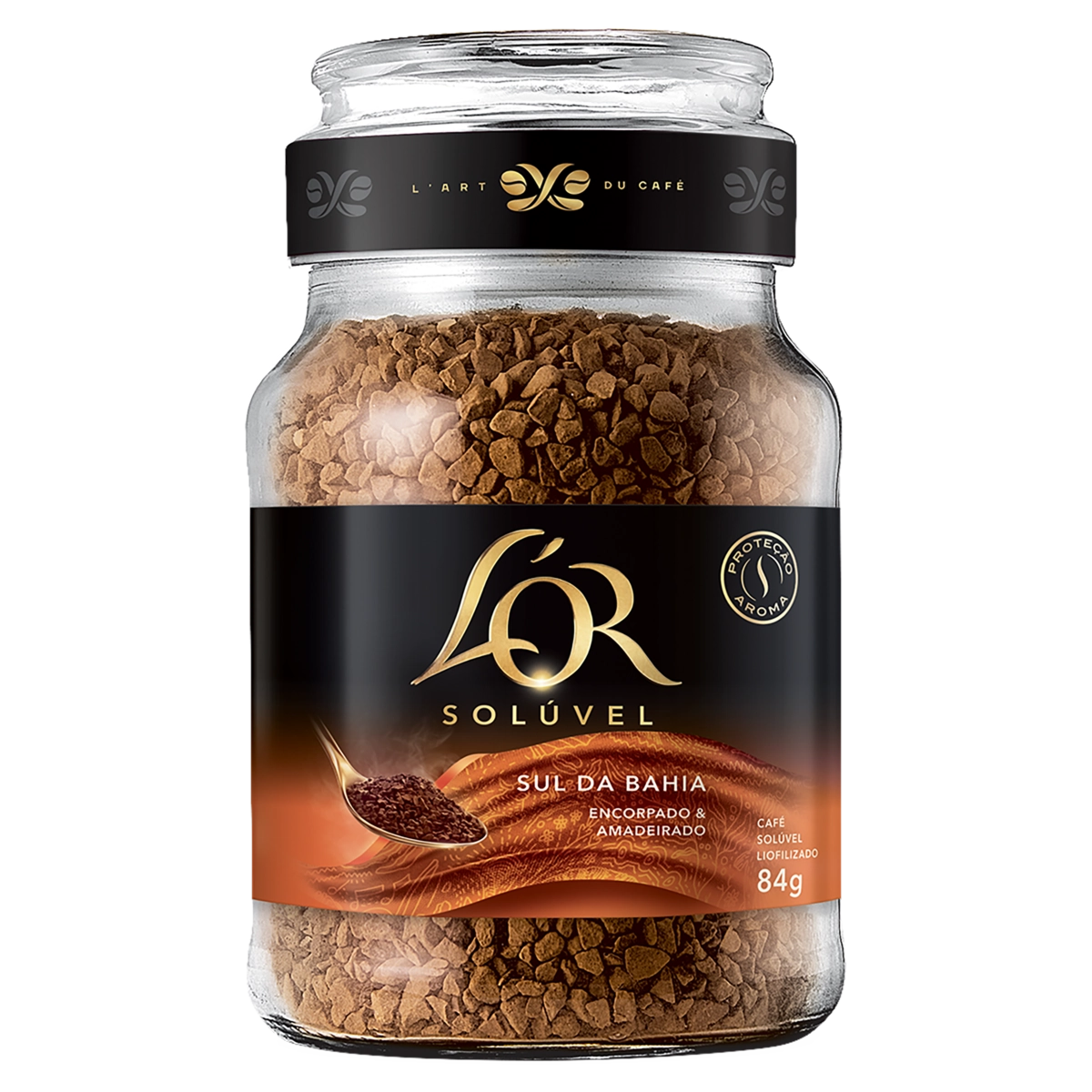 Café Solúvel Liofilizado Sul Da Bahia Lor Vidro 84g
